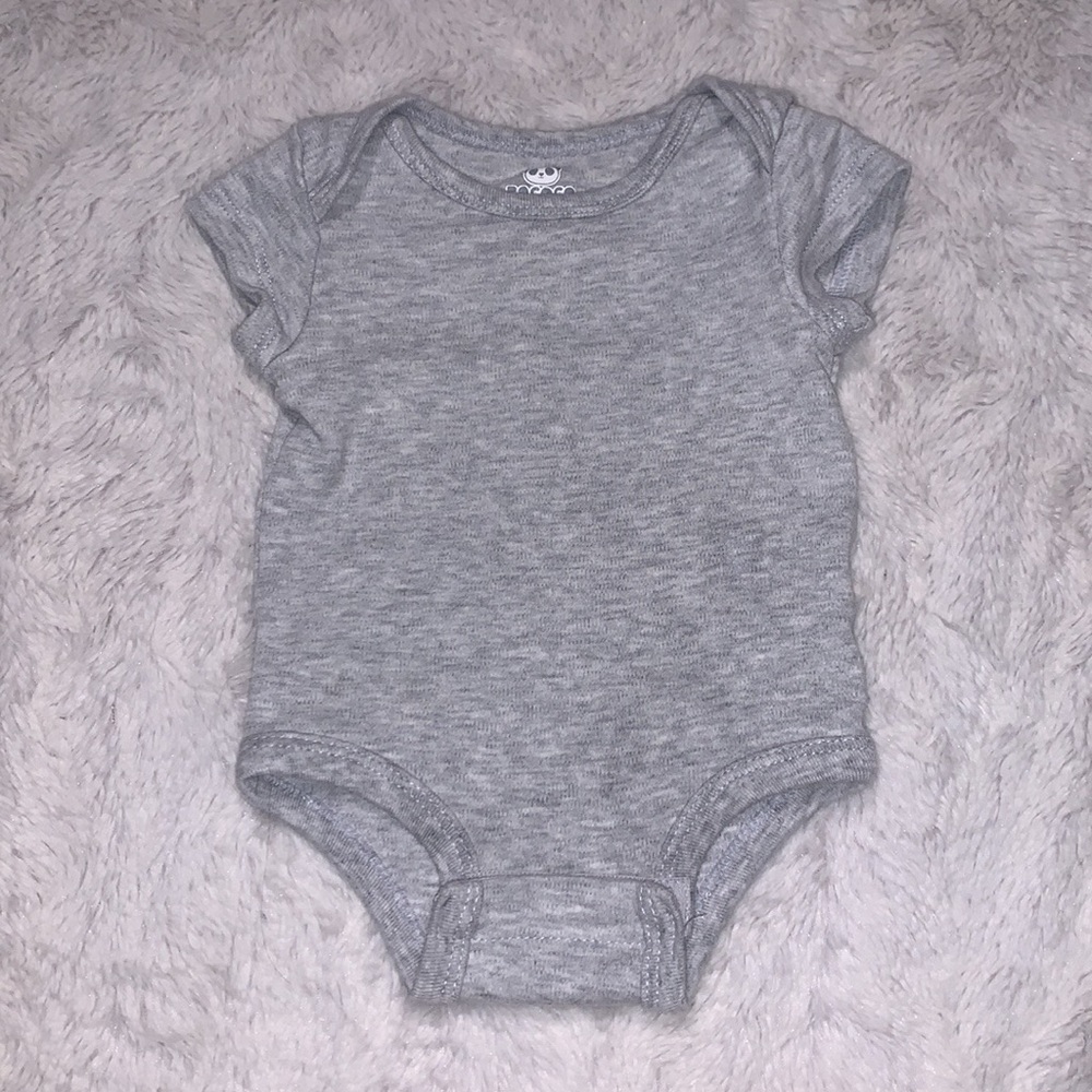 (3 for $10) grey rococo bodysuit